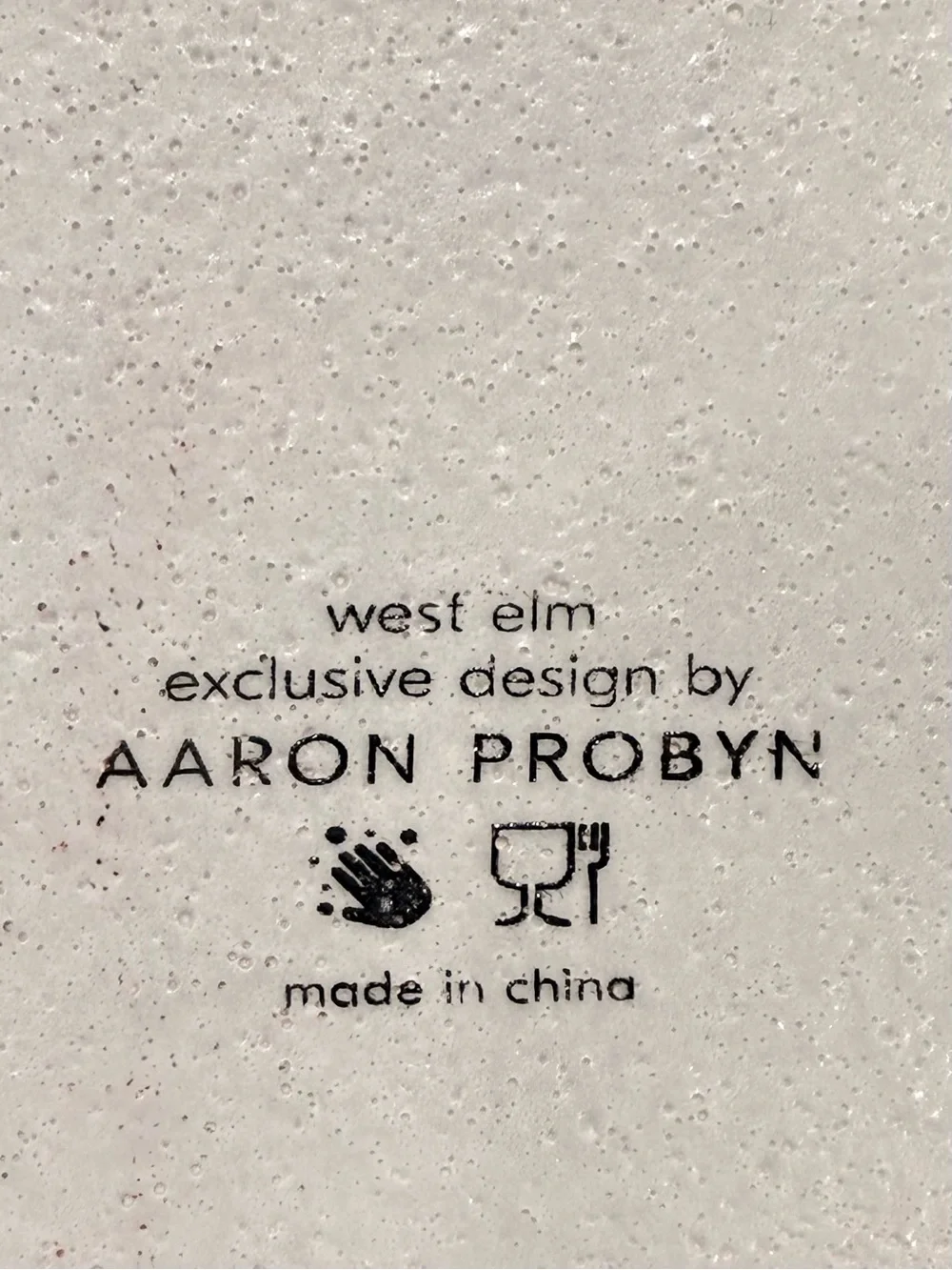 West Elm Aaron Probyn Kaloh Stoneware Ceramic Kitchen Canister Maple Wood Lid